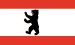 Flagge 20 x 30 cm BERLIN